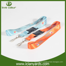 Cheap custom sublimation polyester material lanyard beautiful printing